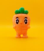 Caro the Carrot — Flexi Toy & Keychain (STL)