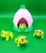 Flexi Frog with Lotus Capsule (STL)