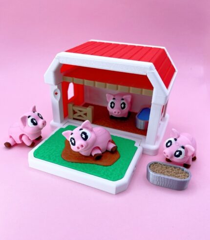 Pigsty Playset STL, 3MF