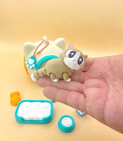 Flexi Kitty STL, 3MF