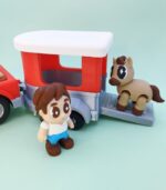 Horse Trailer & Pickup Truck 3d download