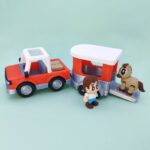 Horse Trailer & Pickup Truck digital