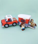 Horse Trailer & Pickup Truck digital