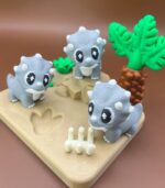 Baby Triceratops with Desert Showcase | 3D Printable Files (STL, 3MF) - Image 4