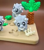 Baby Triceratops with Desert Showcase | 3D Printable Files (STL, 3MF) - Image 3
