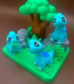 Baby Brachiosaurus with Jungle Showcase | 3D Printable Files (STL, 3MF) - Image 6