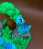 Baby Brachiosaurus with Jungle Showcase | 3D Printable Files (STL, 3MF) - Image 3