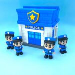 Portable Police Station Playset