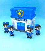 Portable Police Station Playset